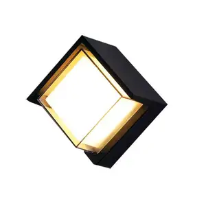 Round And Square Wall Outdoor Ip65 Unique Wall Ceiling Lamp Led Garden Lamp 10w 15w