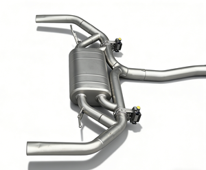 Tuyaux d'échappement Catback personnalisés en usine pour Volvo S60 V40 V50 V60 V70 <span class=keywords><strong>V90</strong></span>, système d'échappement de tuning avec silencieux à valve, ajustement parfait, acier inoxydable 304 - Product Image 2