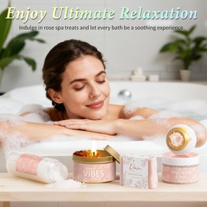 Cestas <span class=keywords><strong>de</strong></span> Regalo Relajantes para Spa, Set <span class=keywords><strong>de</strong></span> Baño para el Hogar, Kit <span class=keywords><strong>de</strong></span> Autocuidado, Regalos <span class=keywords><strong>de</strong></span> Agradecimiento, Cumpleaños, Día <span class=keywords><strong>de</strong></span> la Madre, Pascua para Mujeres, Personalizadas con Impresión UV - Product Image 6