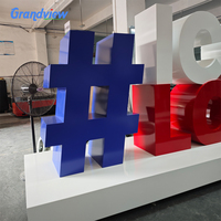 Grandes lettres lumineuses LED géantes pour enseignes de magasin, panneaux publicitaires lumineux sans fin, lettres lumineuses pour enseignes d'entreprise, logo de magasin