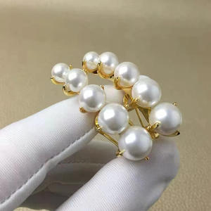 Accesorios de Plata S925 para Perlas DIY, Base para Pendientes con Cuentas Redondas de 4-8mm, Joyería Chapada 21911 para Hermana, Empaquetado en Bolsa - Product Image 3