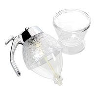 Nouveau distributeur de miel d'abeille de 200 ml, verseur de miel en acrylique