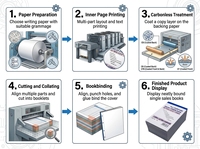 Carnet de commandes autocopiantes sur mesure du fabricant leader, 33 feuillets triplicata autocopiants 3 plis pour petites entreprises.