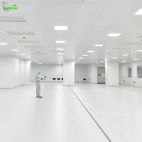 Système de salle blanche préfabriquée de classe 100 à 10000, projet ISO7 GMP
