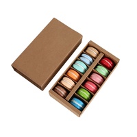 Boîtes à macarons de haute qualité Boîtes en papier pour pâtisserie gâteau avec fenêtre Boîtes à bonbons de mariage d'emballage alimentaire personnalisées