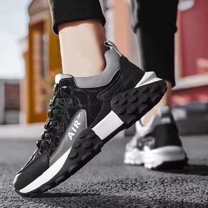 Men's Shoes Fashion Sports Leisure Running Fashion Cloth Shoes For Men Sneakers For Men Reflective black - Product Image 6