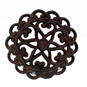 Factory Sell Decorative Metal <strong>Trivet</strong> Holder Antique Cast Iron Teapot <strong>Trivets</strong> - Product Image 1