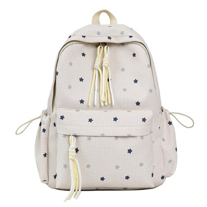 New fresh cute <b>backpack</b> with polka dots lightweight <b>large</b> capacity <b>Backpacks</b> - Product Image 2