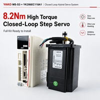 Système de servomoteur hybride en boucle fermée JLE CNC TECH YAKO MS-S3 avec affichage numérique, moteur NEMA-34, encodeur 10m
