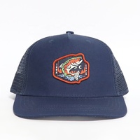 Casquette Trucker Snapback Homme Personnalisée de Haute Qualité, Style Mode, 5 Panneaux, Visière Plate, Dos en Maille, pour Sports, Plein Air et Pêche