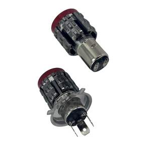 ไฟหน้ารถมอเตอร์ไซค์ LED H4 แบบ Angel Eyes พร้อม Devil Eyes สีขาวสิบสีเหลือง ไฟหน้ารถสามล้อไฟฟ้า - Product Image 5