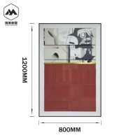 Art mural abstrait 3D, nouvelle tendance, art moderne, peinture décorative, peintures murales abstraites