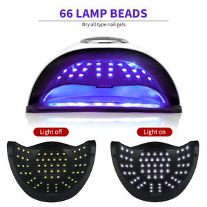 Lampe UV Sun <span class=keywords><strong>X10max</strong></span> portable pour ongles, lampe à ongles avec poignée, lumière de durcissement du vernis à ongles en gel, 280W, 66 LED, haute puissance, usage professionnel en salon - Product Image 3