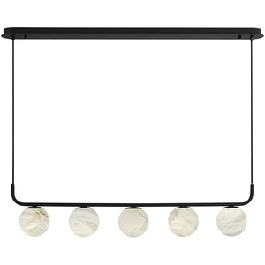 Tây Ban Nha nhập khẩu đá cẩm thạch tự nhiên nhà hàng ánh sáng mặt dây chuyền thiết kế thanh truy cập đảo nền tảng Alabaster Dài Ánh Sáng Mặt dây chuyền - Product Image 1