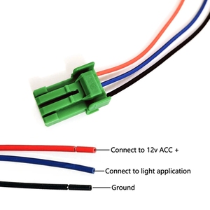 Mới nhất 1pcs xe đèn sương mù chuyển đổi ON-OFF nút 12V màu xanh + màu xanh lá cây tự động xe đẩy nút chuyển đổi sửa chữa thay thế - Product Image 2