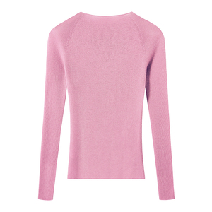 Designer Clothes <b>Women</b> Knitwear Comfortable Full Sleeve Sweaters Lightweight Crewneck 100% Cashmere Pullover - Product Image 5