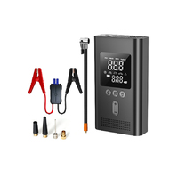 Pompe à pneus portable haute pression avec grand écran LCD, chargement USB-C, intelligente et électrique pour voiture, vélo, moto, tente