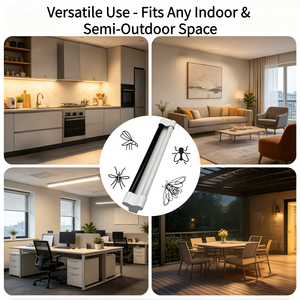 <span class=keywords><strong>Lampe</strong></span> anti-moustiques UVA à double tube T5 8W, piège collant sans rayonnement, lumière bleue écologique <span class=keywords><strong>pour</strong></span> le contrôle des insectes et des mouches à usage domestique - Product Image 2