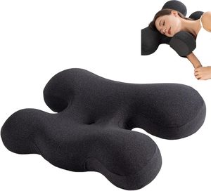Modern Contour Butterfly <b>Memory</b> <b>Foam</b> Pillow Foldable Ergonomic Orthopedic Neck Support Comfortable Sleeping Experience - Product Image 1