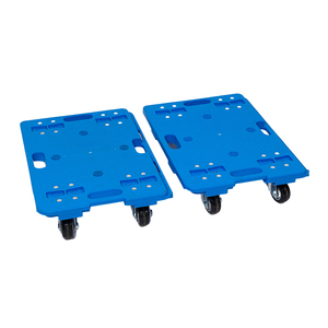 Kho Giao thông vận tải xách tay 4-bánh xe nhựa nền tảng Xe đẩy Dolly với OEM bánh xe cho di chuyển thùng - Product Image 5