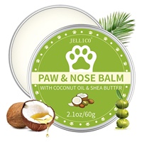 Baume pour pattes d'animaux de compagnie biologique à marque privée, cire pour pattes de chien, crème naturelle pour pattes gercées, soin du nez et des pieds pour chiens et chats, vente en gros
