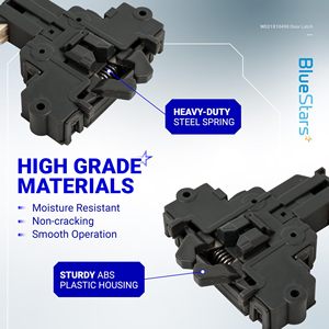 Loquet de porte de lave-vaisselle BlueStars WD21X10490, ressort en acier robuste, boîtier en ABS - Product Image 1