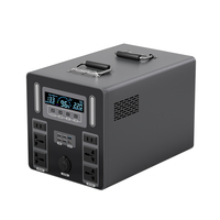Centrales électriques portables LiFePO4 1500W, générateur solaire à onde sinusoïdale pure, onduleur de secours pour la maison, les urgences, l'extérieur et les camping-cars