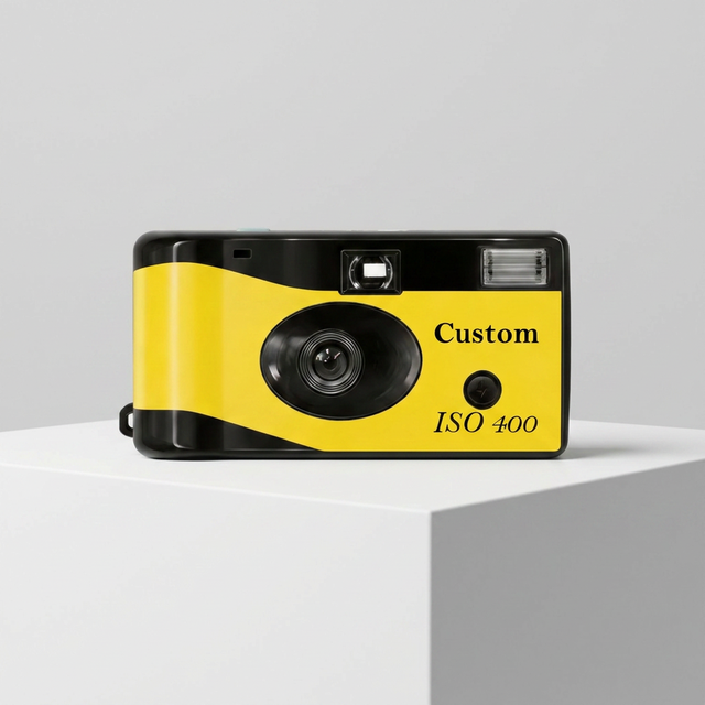 Factory Direct Wholesale 35mm ISO400 Film Camera with Flash Custom Logo Single Use Camera for Wedding