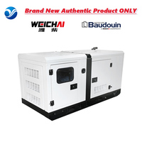 Générateur diesel Weichai à faible consommation WP2.3 20kVA 30kVA 50kVA pour l'Afrique, les Émirats arabes unis, le Moyen-Orient, 50Hz 400V/380V/230V, Commercial