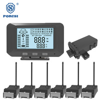 Système TPMS pour Camions à Benne Basculante et Véhicules Multiples (26 Roues) : Signal Stable, Sans Fil Interne pour Caravanes et Camions