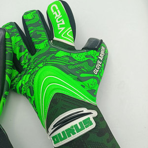 Protective High Quality Waterproof Breathable PU Leather Goalkeeper Gloves Full Finger Lightweight Design Adjustable Wrist <b>Strap</b> - Product Image 4