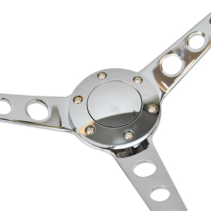 Volante Deportivo JDM Clásico Retro de Alta Calidad, 380 mm, ABS Electrochapado, Estilo Universal Leaders - Product Image 5