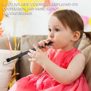 <span class=keywords><strong>Sifflet</strong></span> à glissière en métal Flûte coulissante avec tige coulissante en acier Instrument de musique Jouet pour enfants Flûte <span class=keywords><strong>Kazoo</strong></span> - Product Image 4