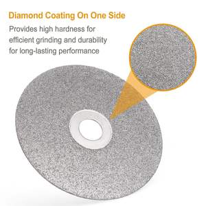 จานเจียรเพชรแบบเรียบ ขนาด 100 มม. สำหรับงานขัดเงา ความละเอียด 240 กริต จัดส่งรวดเร็ว รับผลิตแบบ OEM - Product Image 3