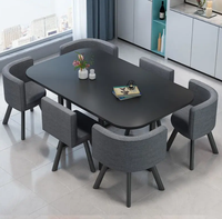 Table à manger moderne de luxe en acier inoxydable doré avec plateau en marbre pour salle à manger, ensemble de table à manger