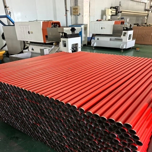 Tubo de Incêndio Vermelho com Extremidades Rosqueadas Pré-fabricado para Sistema de Sprinkler de Construção - Product Image 4