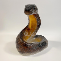 Boîtes cadeaux personnalisées faites à la main avec logos, ornement de serpent en cristal sculpté à la main, moderne et durable, décoration d'intérieur, objet de collection, cadeau de mariage