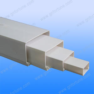 Gouttière électrique de bonne qualité, Tube de gestion de câble en PVC, gaine de canal/protecteur de câble carré - Product Image 5