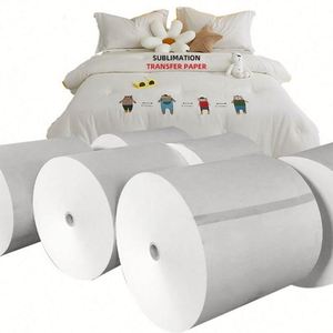 Produit en promotion : Rouleau géant de papier blanc pour sublimation, idéal pour les gobelets, les mugs et les t-shirts - Product Image 1