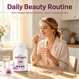 <span class=keywords><strong>C</strong></span>ápsulas de Colágeno Multi-Péptidos para Adultos, Suministro de Fábrica, Biotina, <span class=keywords><strong>Vitamina</strong></span> <span class=keywords><strong>C</strong></span>, 100% Puro, Certificado GMP, Gestión Energética, 240 <span class=keywords><strong>C</strong></span>ápsulas - Product Image 2