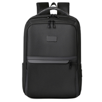 Sac à dos pour ordinateur portable classique et simple, personnalisable, résistant à l'eau, avec port de charge USB, idéal pour les trajets quotidiens et les courts séjours