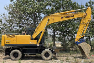 Pelleteuse coréenne de seconde main hyundai210w-7 le commerce extérieur vente directe pelleteuse sur pneus Hyundai R210W-7 - Product Image 3