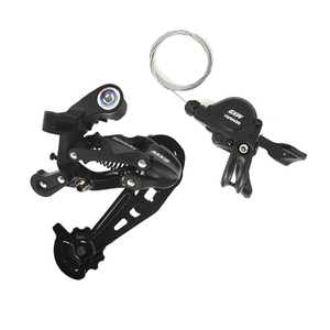 Juego de Cambios Sensah Mx9 <span class=keywords><strong>3X9</strong></span> de 27 Velocidades para Bicicleta de Carretera, Palanca de Cambios Derecha/Izquierda y <span class=keywords><strong>Desviador</strong></span> Trasero - Product Image 5
