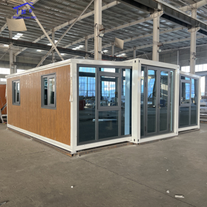 Venta al por mayor de Casa plegable de montaje rápido 20 pies 40 pies casa contenedor prefabricada con dormitorio, cocina, baño, sala de estar - Product Image 1