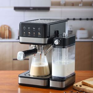Cafetera Multifuncional Automática con Espumador de Leche, Acero Inoxidable, 3-5 Tazas, Uso Doméstico, Estándares Europeos - Product Image 1
