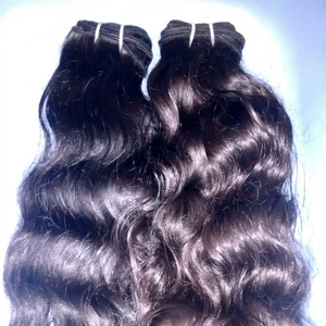 Cabello indio virgen 12A de alta calidad, cuerpo suelto de onda profunda y cabello trenzado, rizado italiano Natural, tejido de cabello humano - Product Image 1