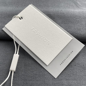 Promotioal giá cao cấp hai lớp giấy treo thẻ tùy chỉnh thương hiệu Logo & Tên chất lượng tốt giấy treo thẻ - Product Image 2