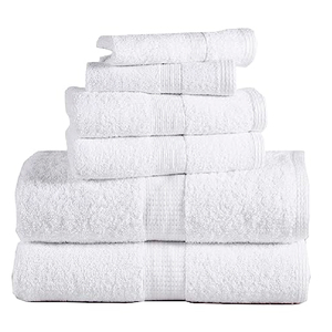 Hôtelier Facile Personnaliser Luxe 5 Étoiles Hôtel Blanc 100% Coton Visage Main Serviettes De Bain Ensemble Pour Hôtel <span class=keywords><strong>Spa</strong></span> Avec Logo Personnalisé - Product Image 4
