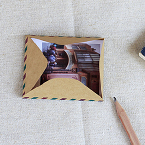 Biểu tượng tùy chỉnh Vintage <span class=keywords><strong>mini</strong></span> phong bì cho Lomo thẻ - Product Image 3