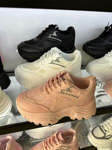 Zapatillas deportivas transpirables de doble malla con suela gruesa <span class=keywords><strong>para</strong></span> <span class=keywords><strong>mujer</strong></span>, baratas y al por mayor, <span class=keywords><strong>para</strong></span> <span class=keywords><strong>caminar</strong></span> al aire libre - Product Image 3